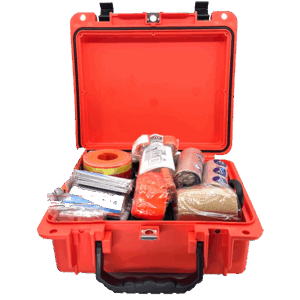 1aks basic and trauma kit for heavy industrial use