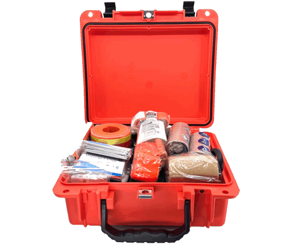 1aks basic and trauma kit for heavy industrial use